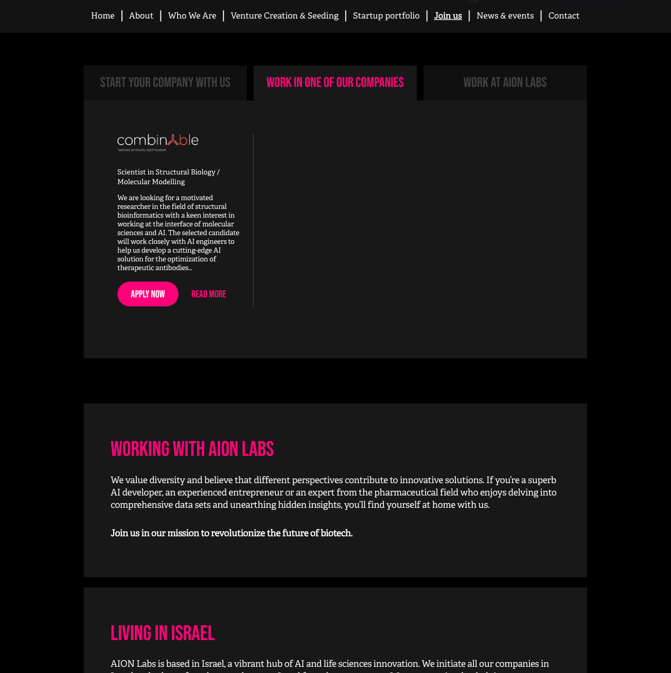 AION Labs — project view 8