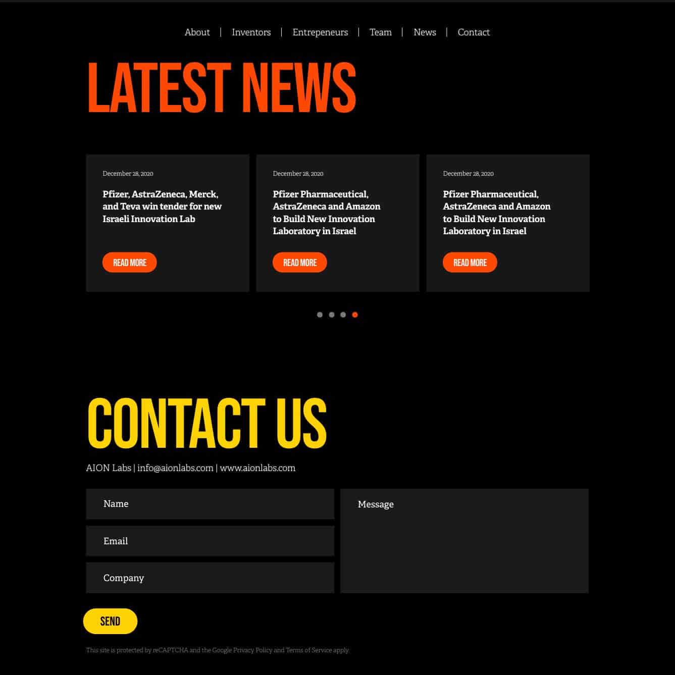 AION Labs — Launch — project view 10