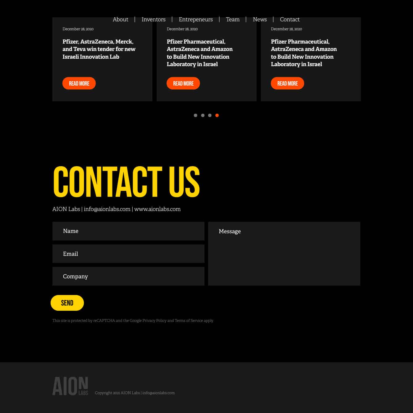 AION Labs — Launch — project view 11