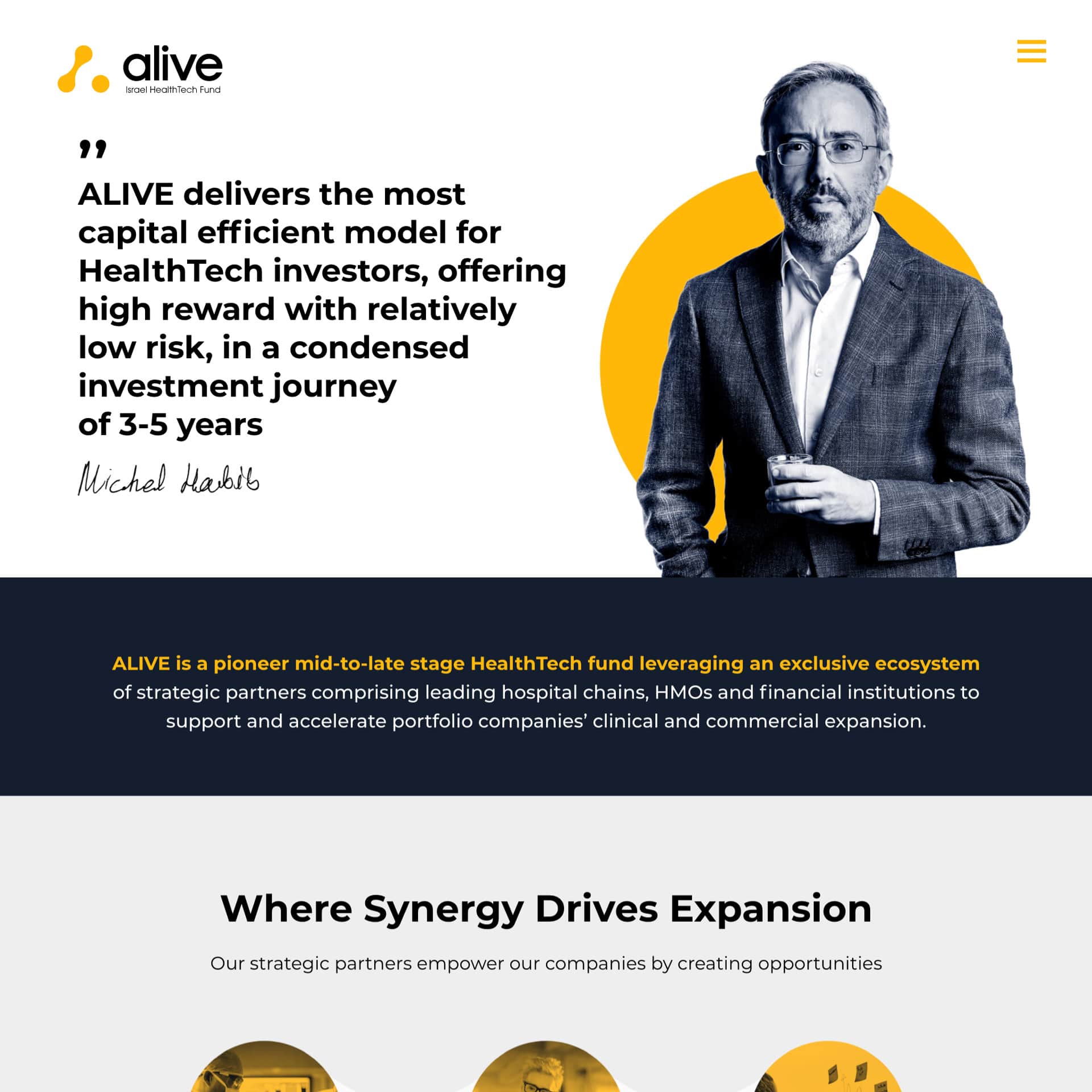 ALIVE — website preview