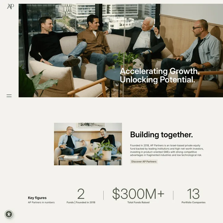 AP Partners — website preview