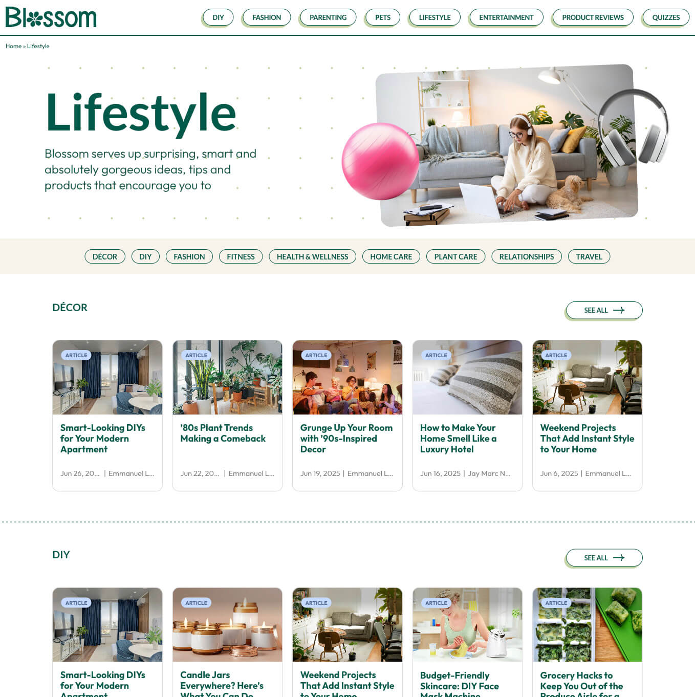 Blossom — project view 2