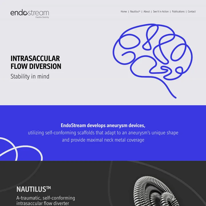 EndoStream — website preview