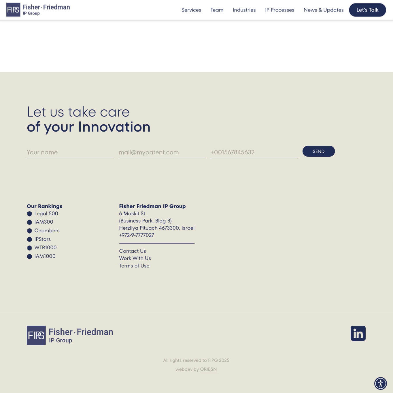 Fisher Friedman IP Group — project view 3