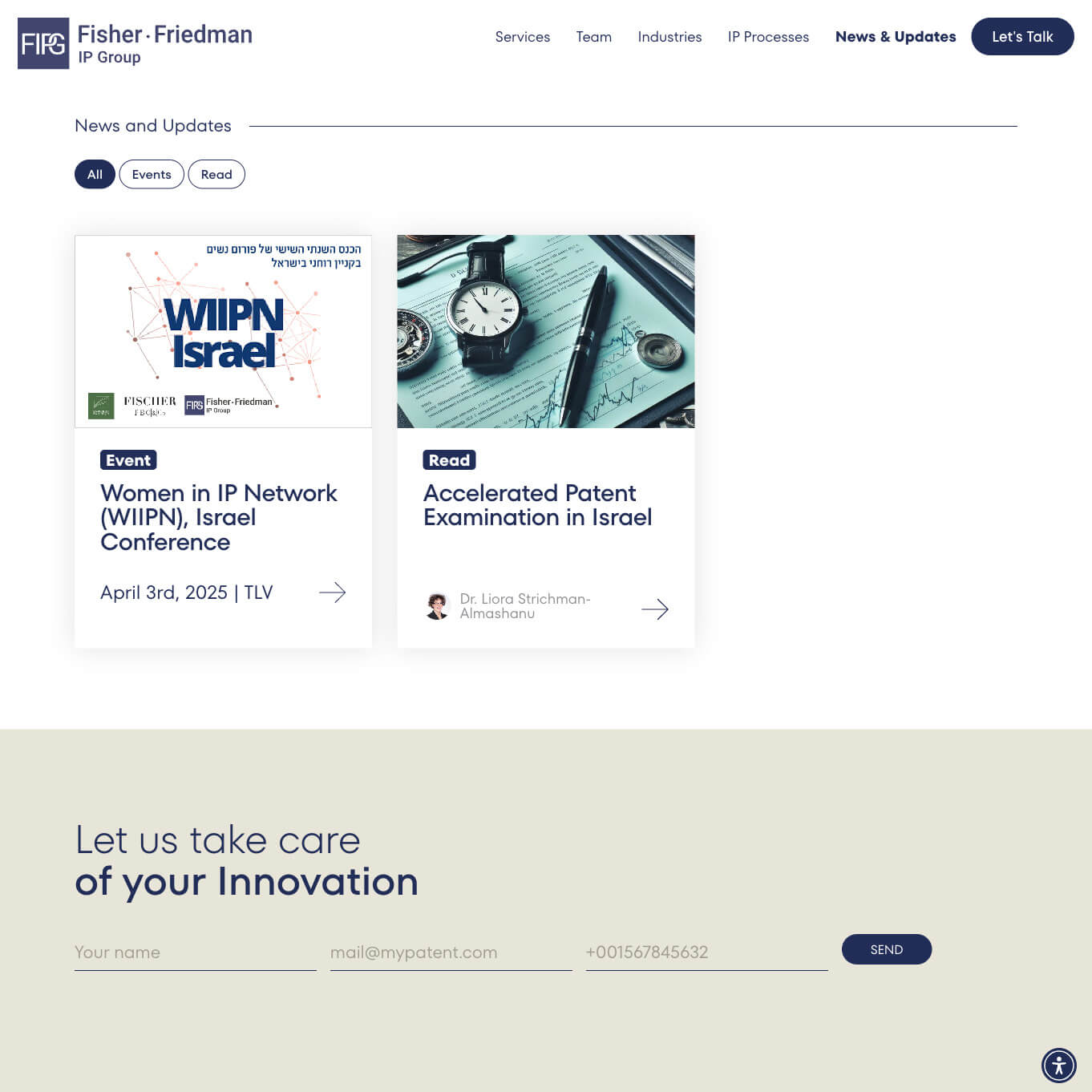 Fisher Friedman IP Group — project view 6
