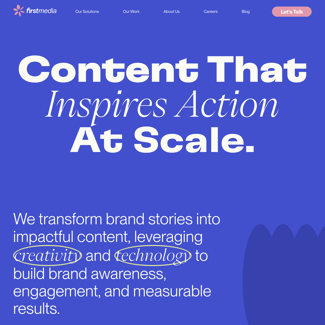 First Media — website preview