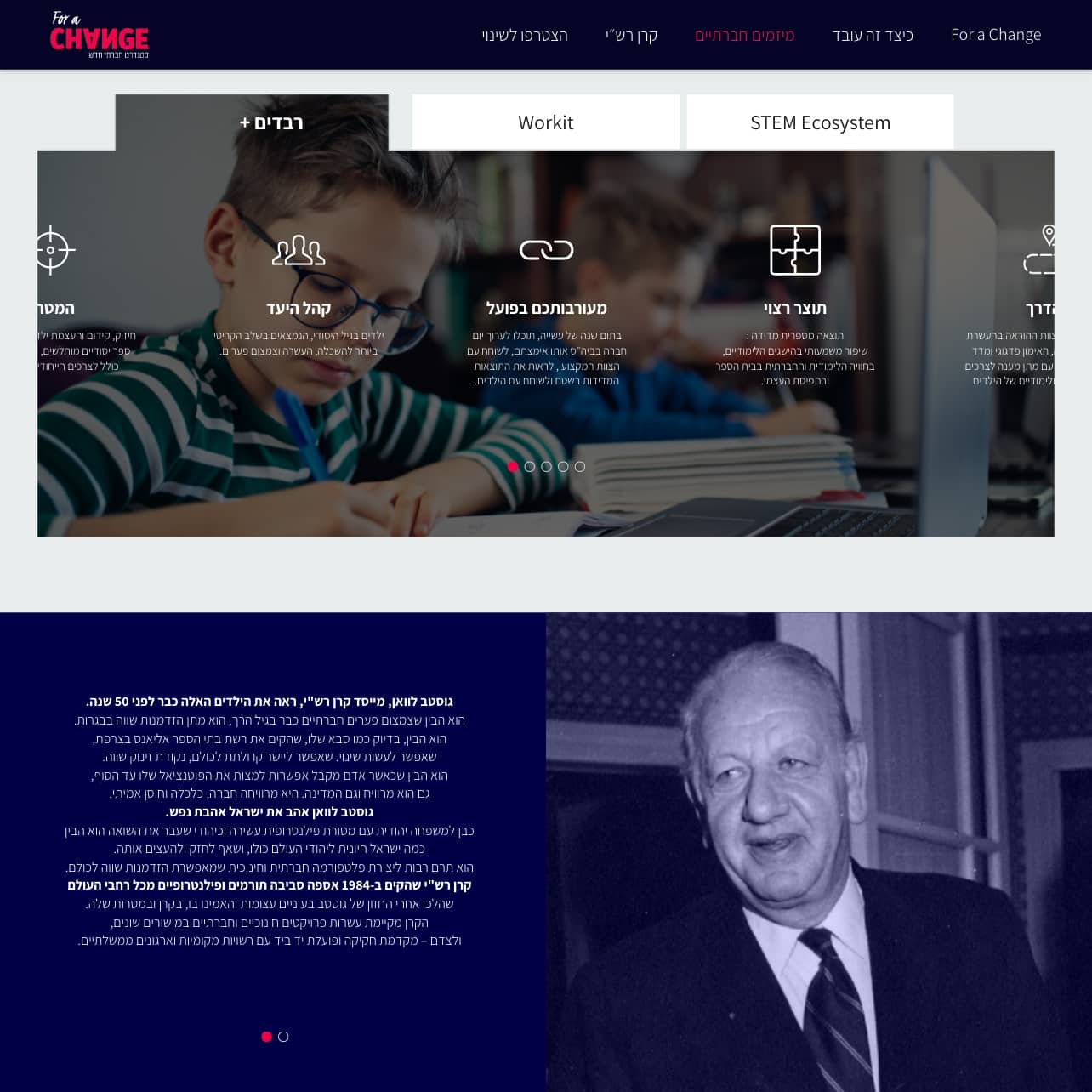 For a Change — project view 5