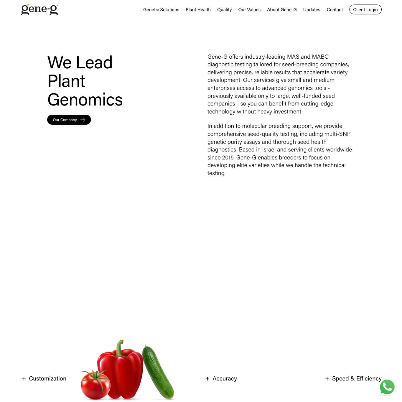Gene-G — project view 1