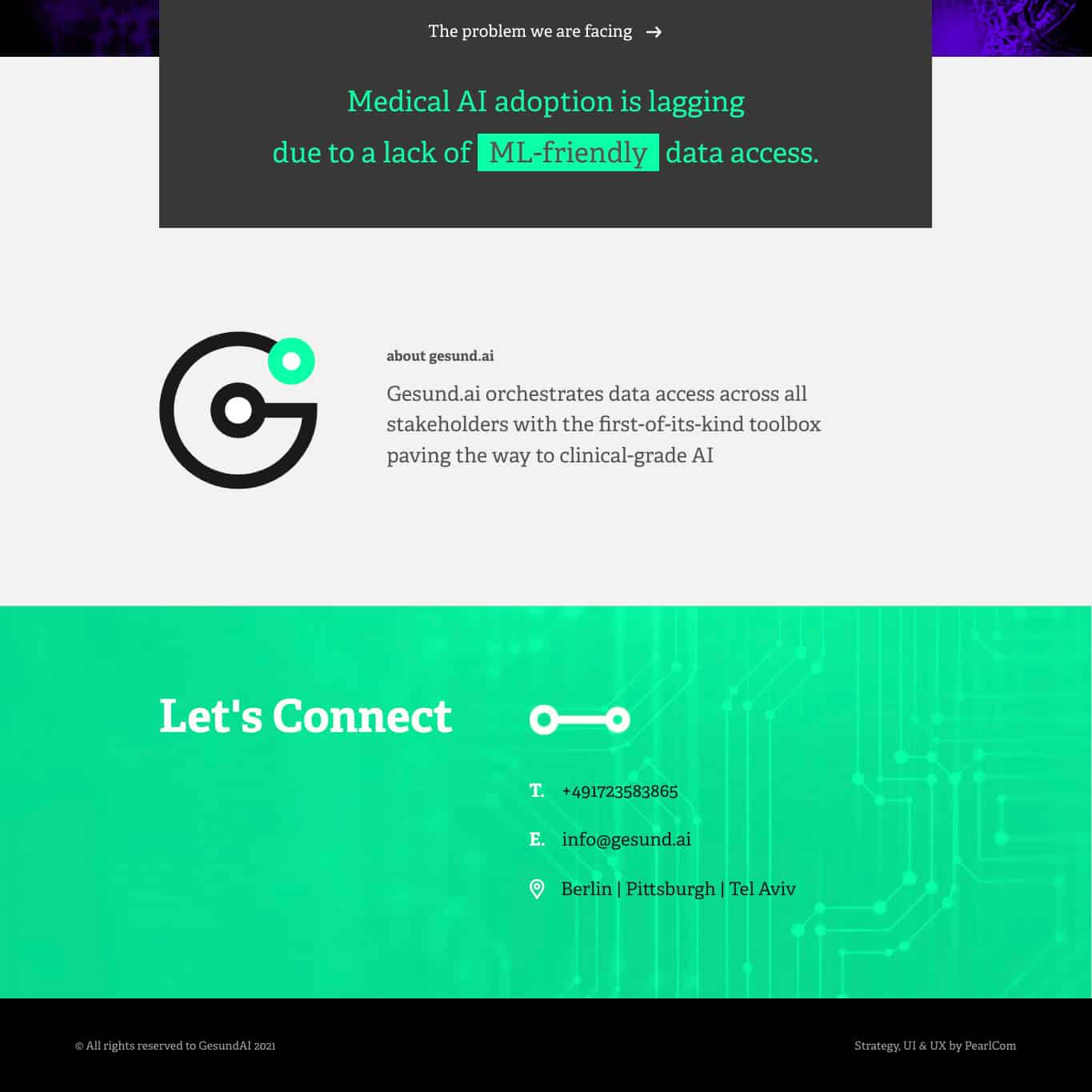 Gesund.AI — project view 1