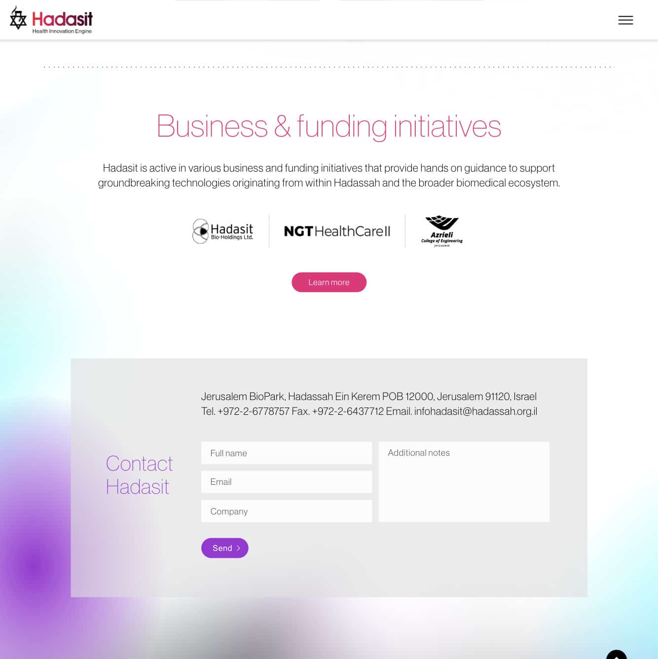 Hadasit — project view 9