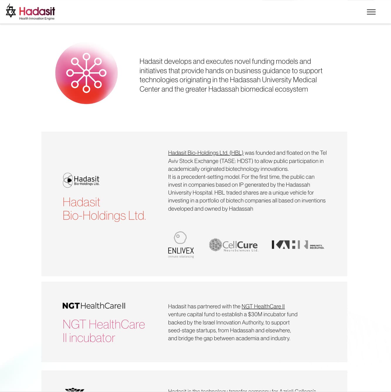 Hadasit — project view 21