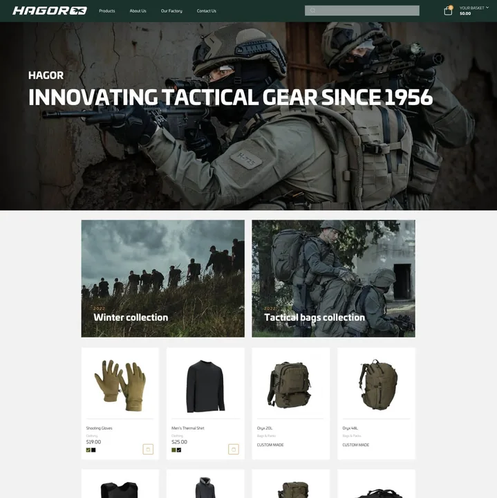 Hagor Global Store — website preview