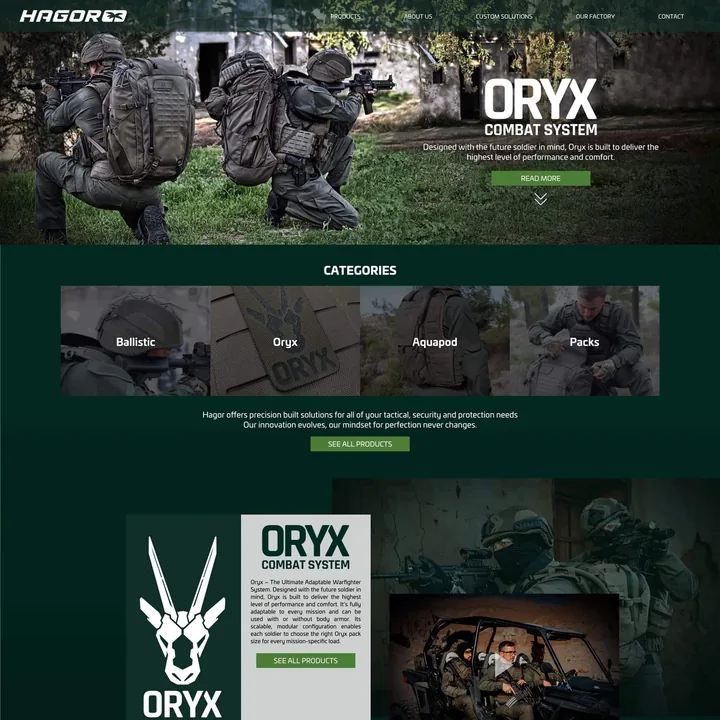 Hagor Global Catalogue — website preview