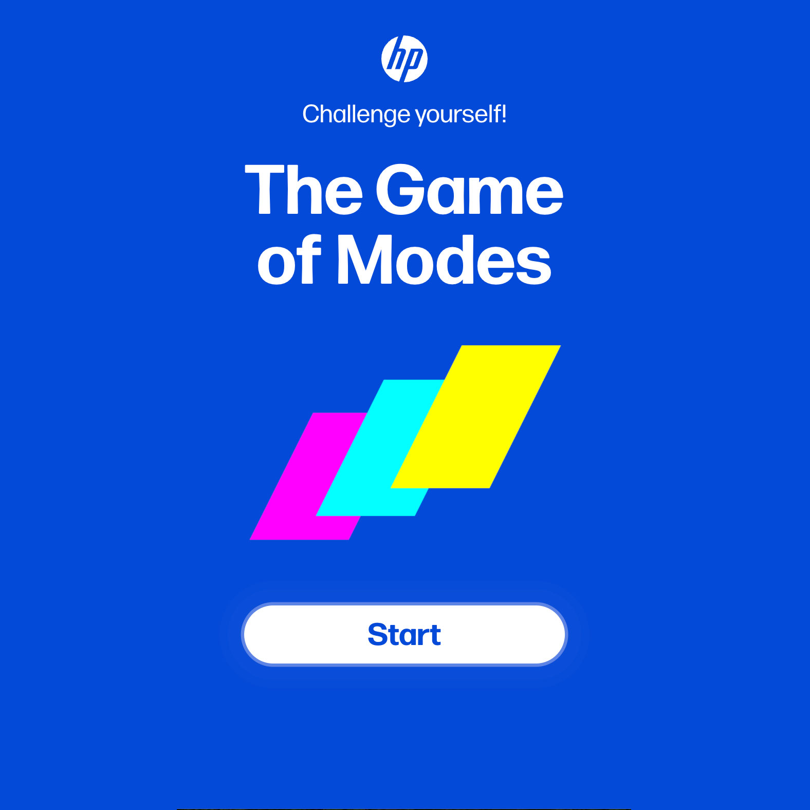HP Game of Modes — website preview