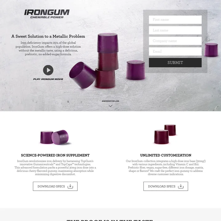 IronGum — website preview