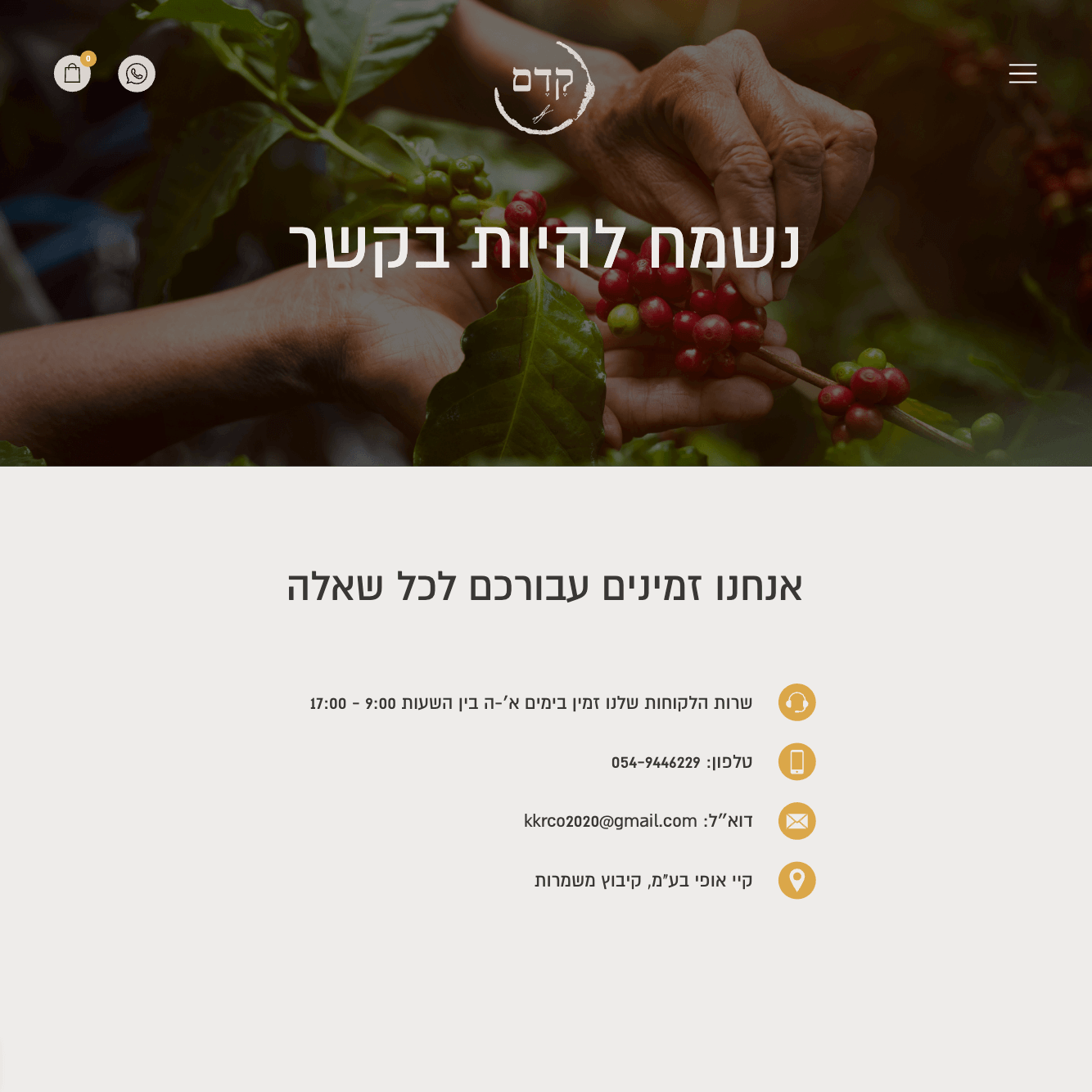 Kedem Coffee — project view 5