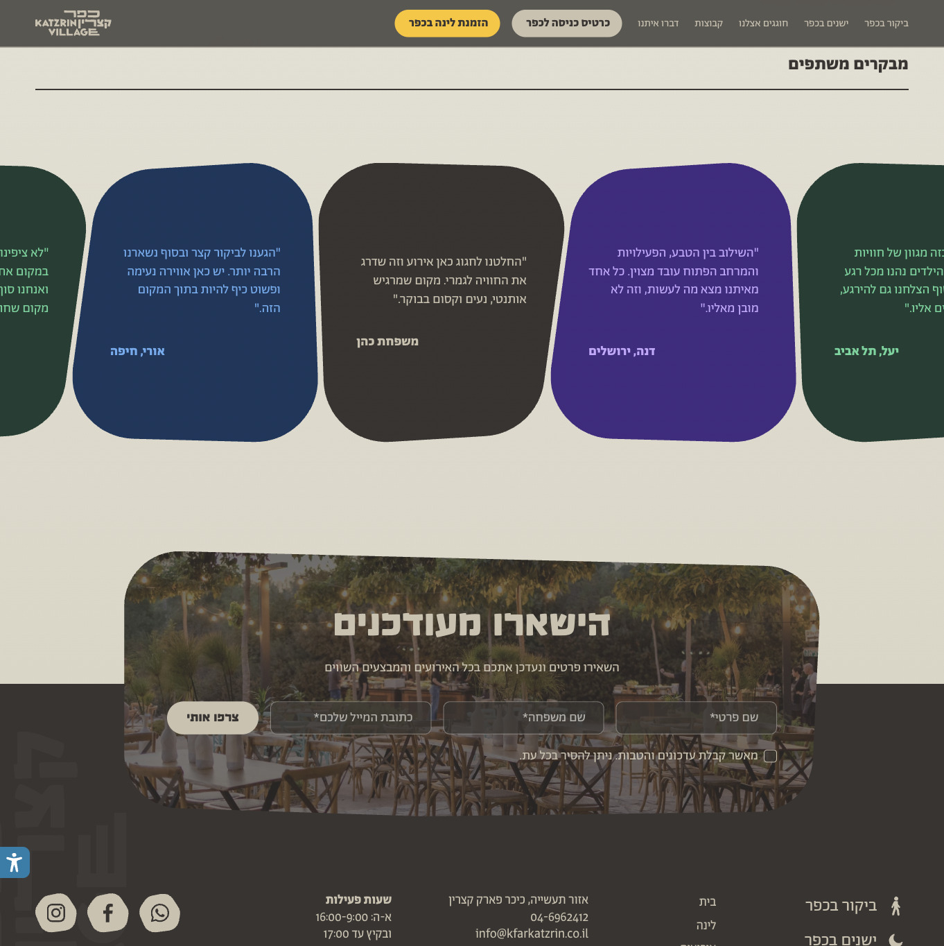 Kfar Katrzrin — project view 4