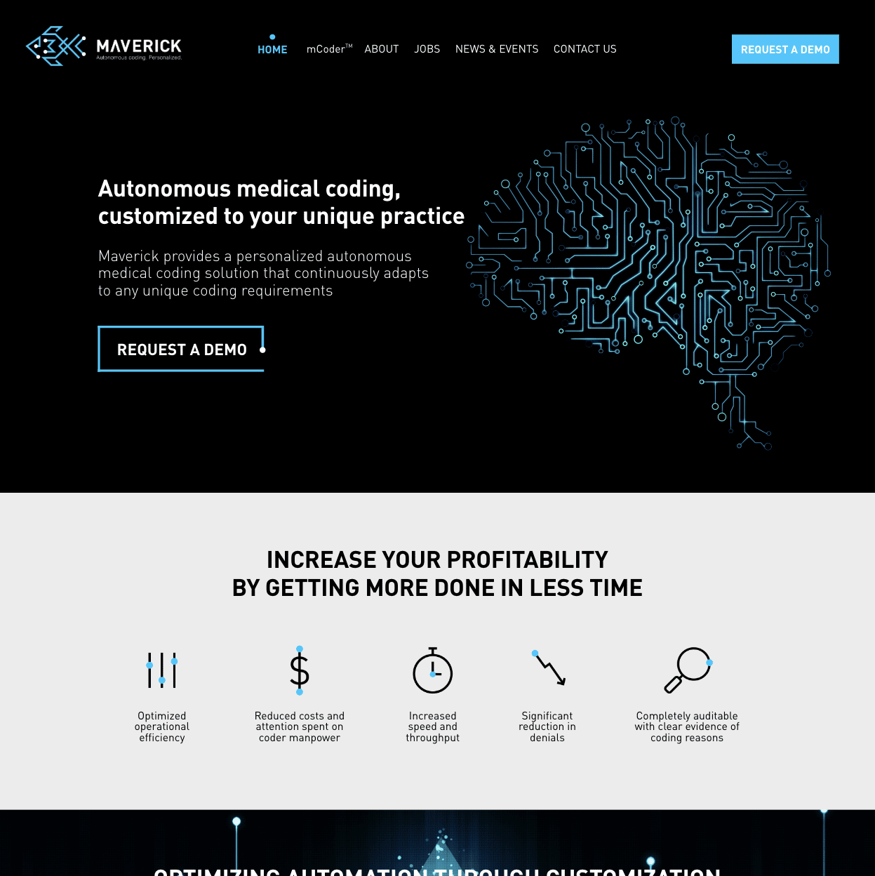 Maverick — website preview