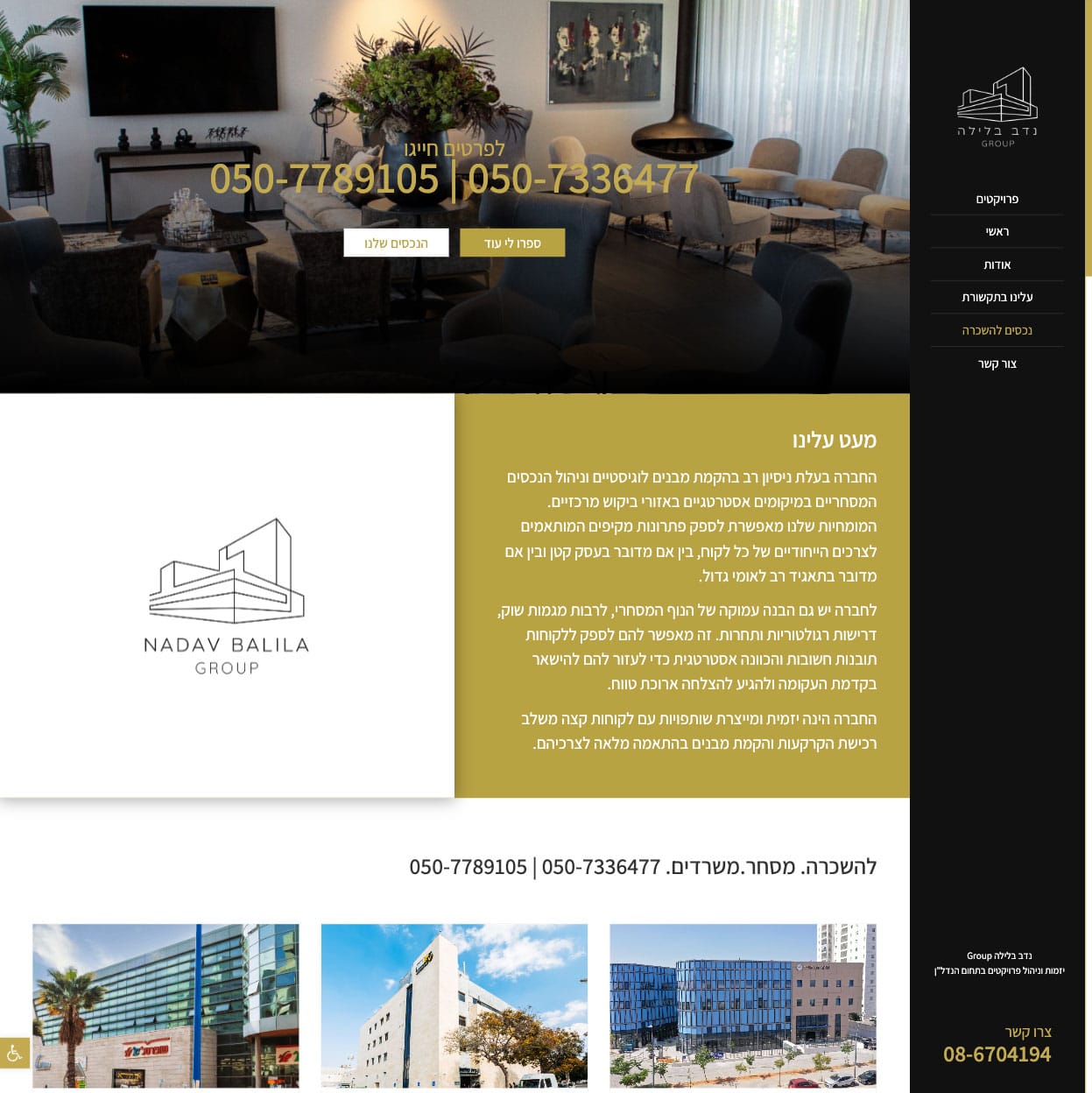 Nadav Balila — website preview