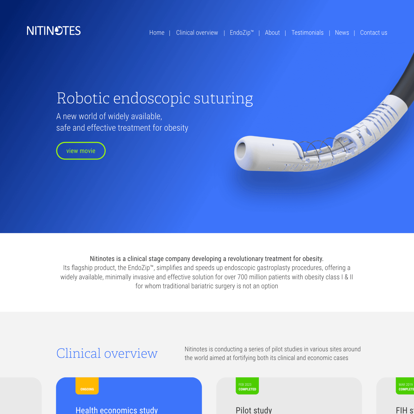 Nitinotes — website preview