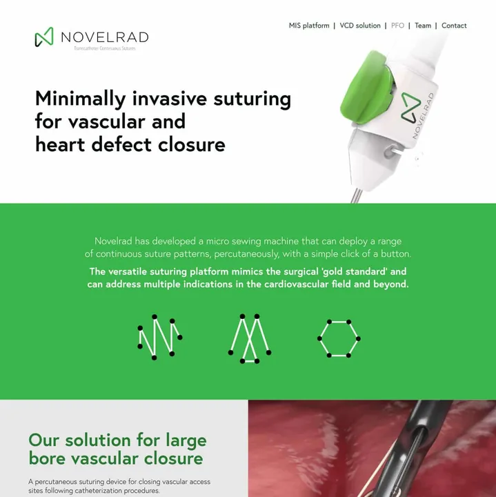 Novelrad — website preview