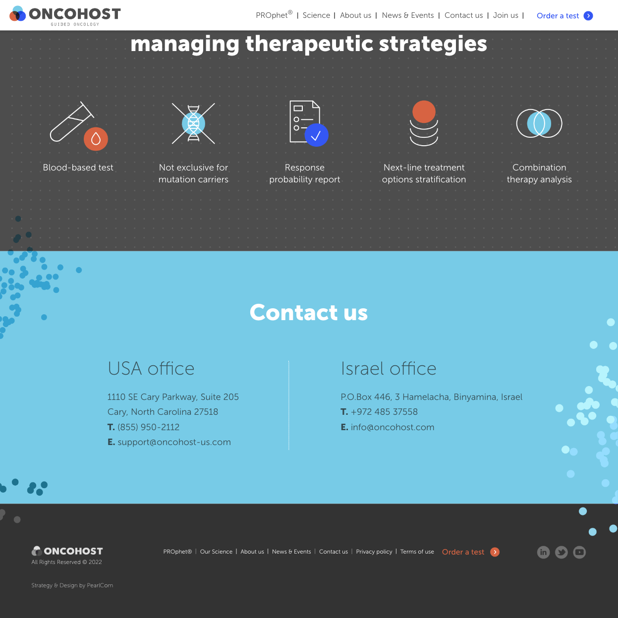 OncoHost — project view 2
