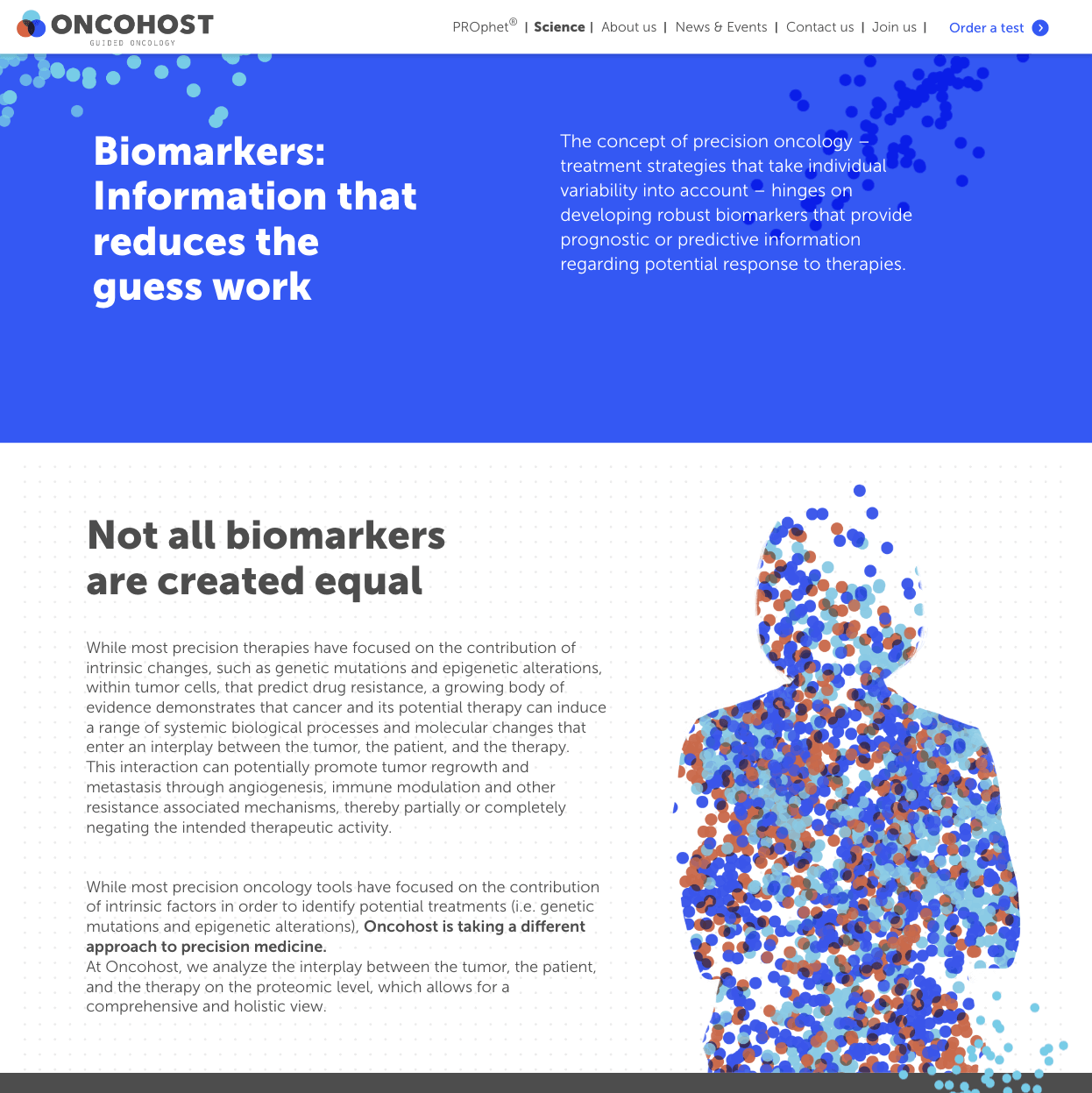 OncoHost — project view 8