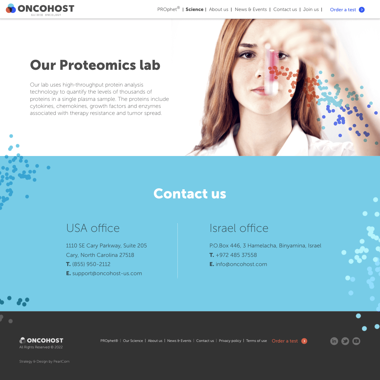 OncoHost — project view 9