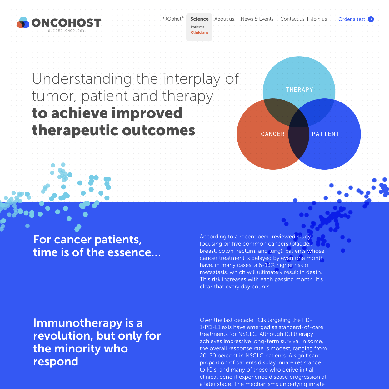 OncoHost — project view 10