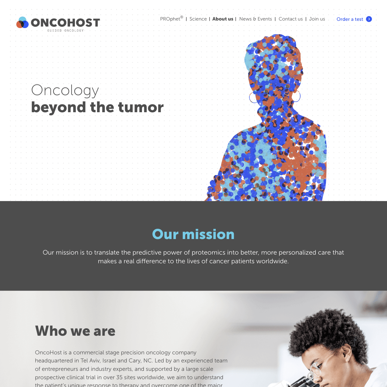 OncoHost — project view 11