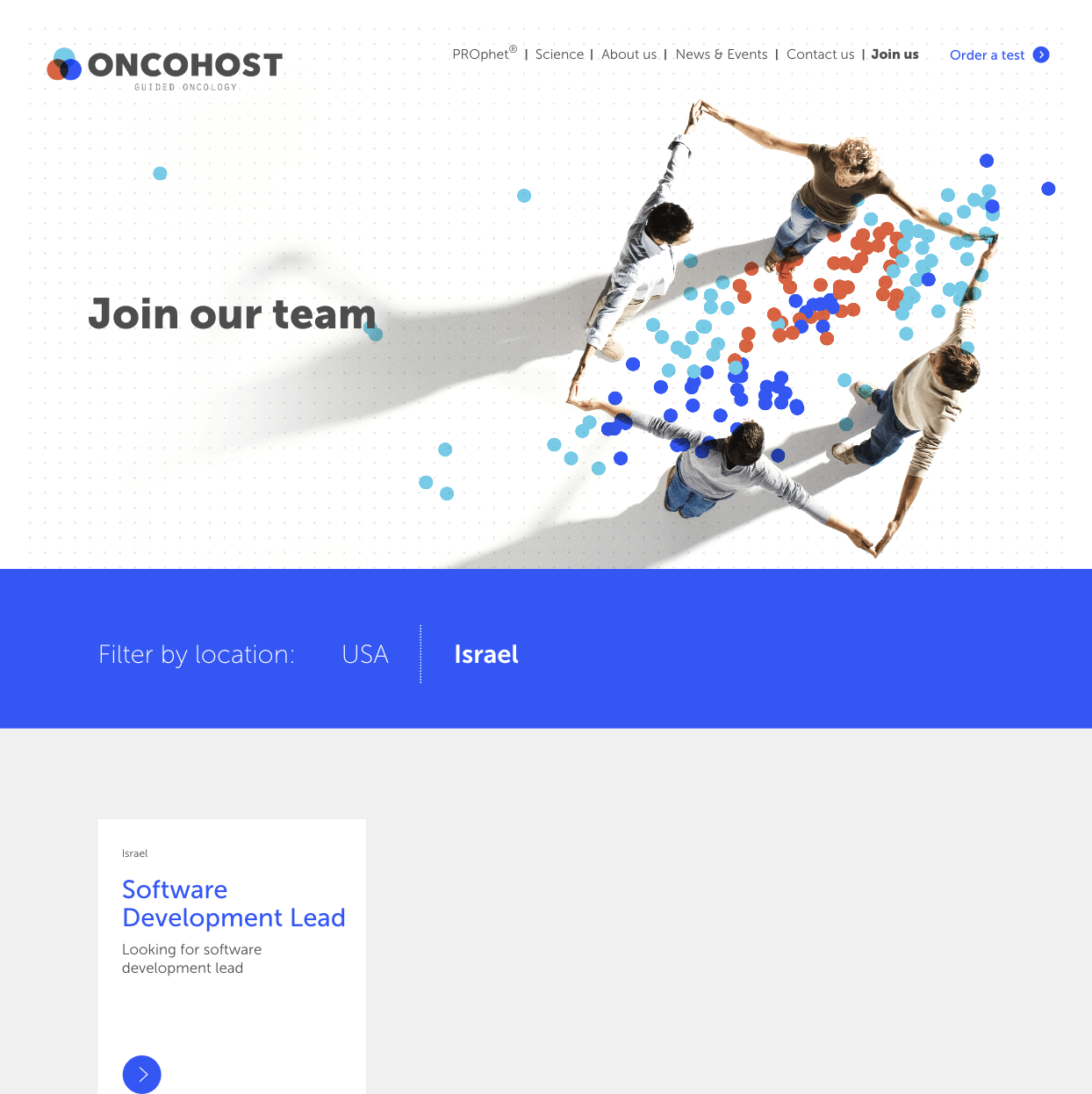 OncoHost — project view 16