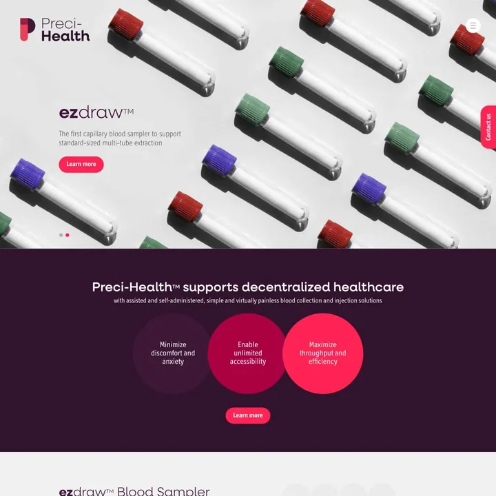 PreciHealth — website preview