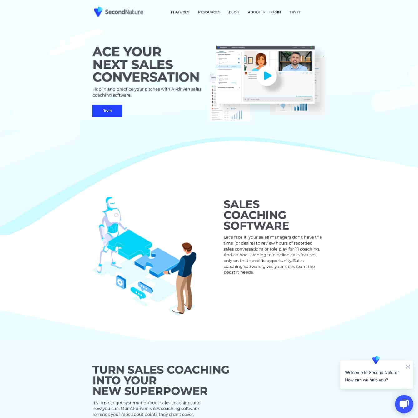 Second Nature — website preview