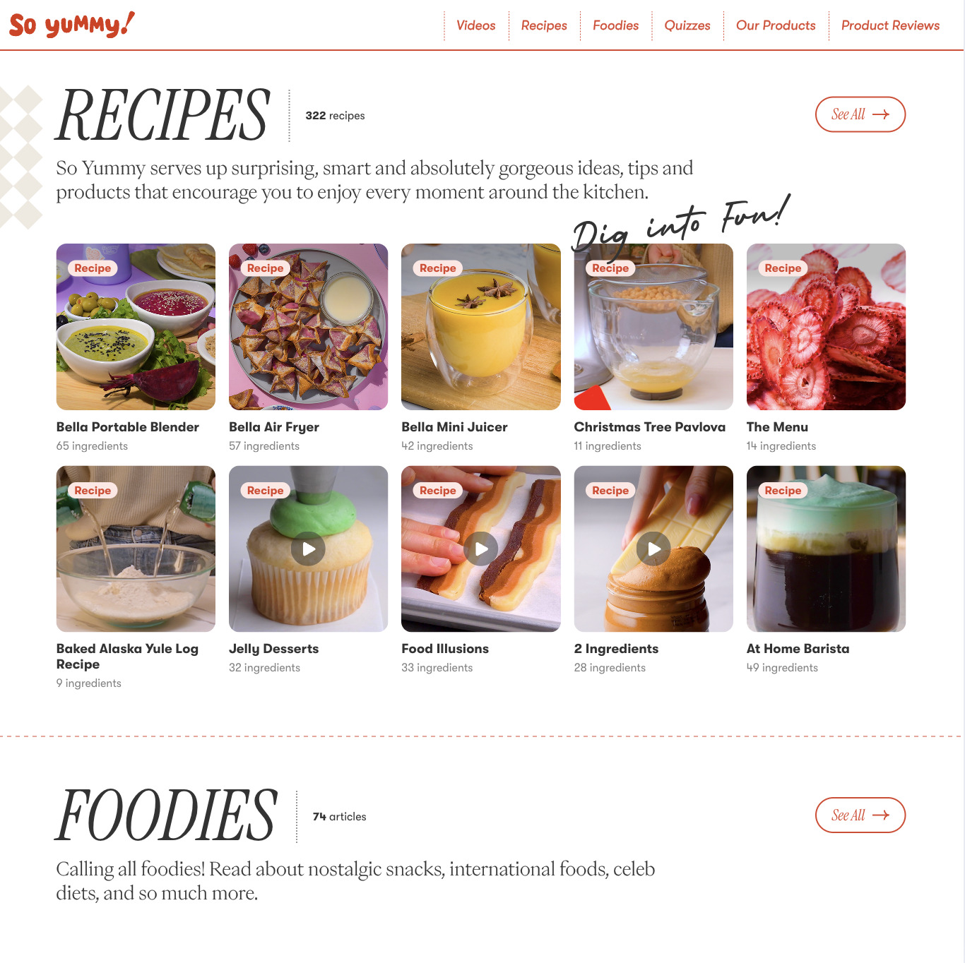 So Yummy — project view 1