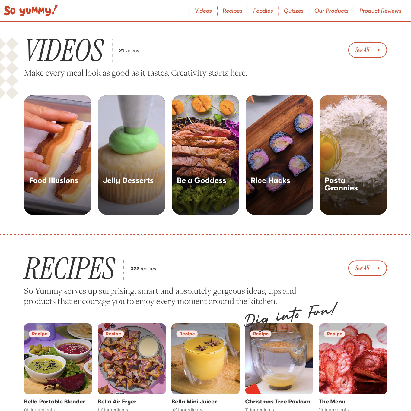 So Yummy — project view 2